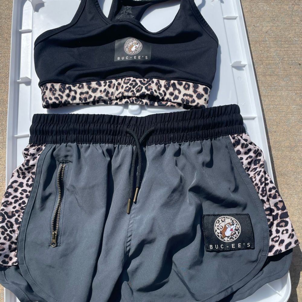 Buccee’s Sports Bra Size Small and Shorts Size XS